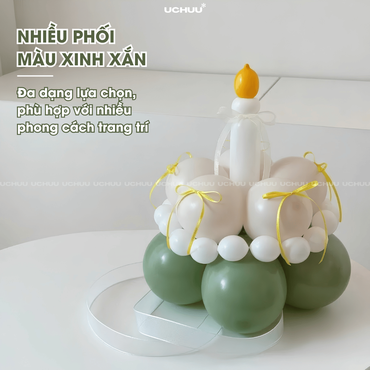 Bánh Kem Bong Bóng DIY