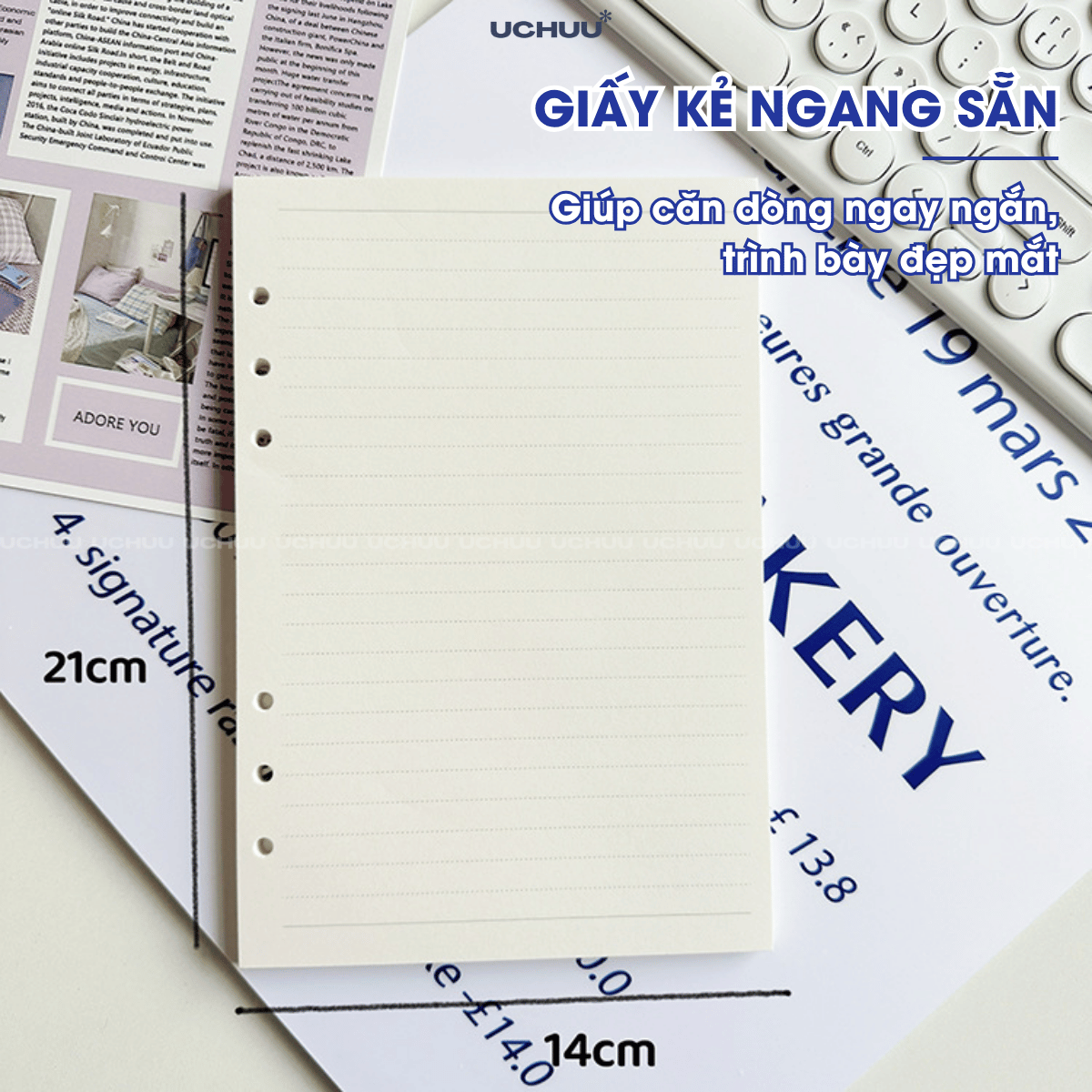 Sổ Còng Bìa Da PU