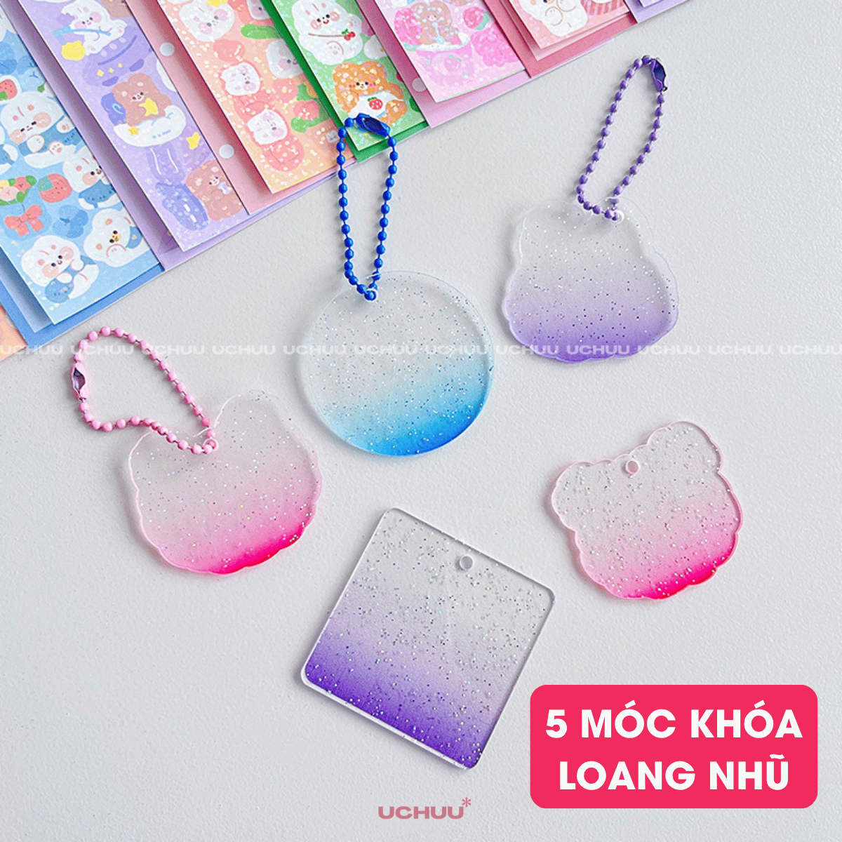 Set Keyring Sticker