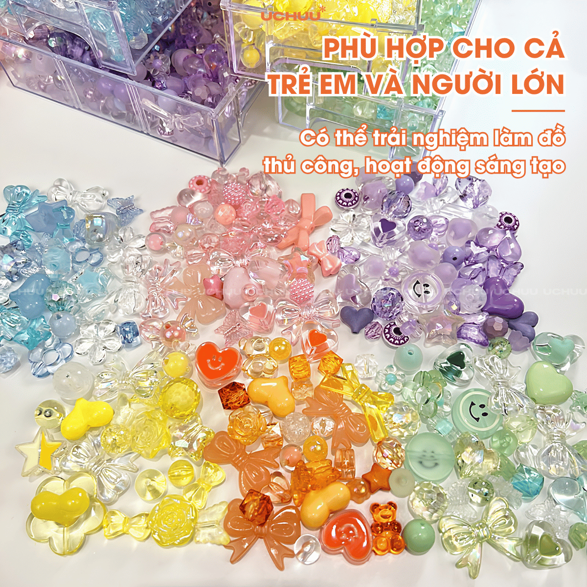 Cườm Charm Móc Khoá