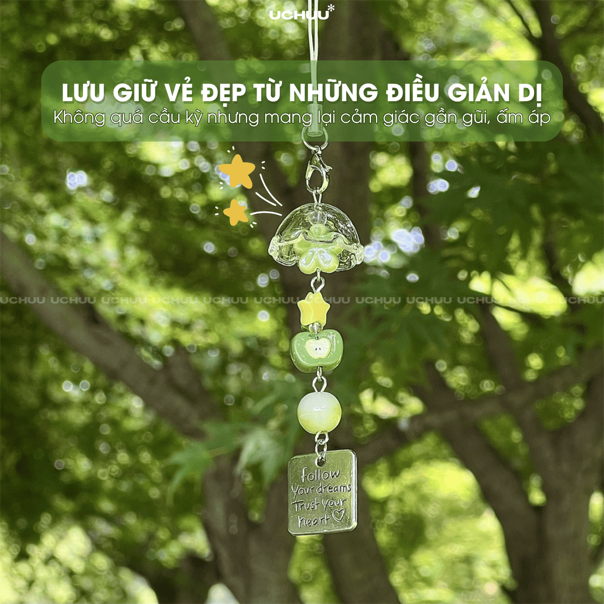 Móc Khoá Chuông Gió