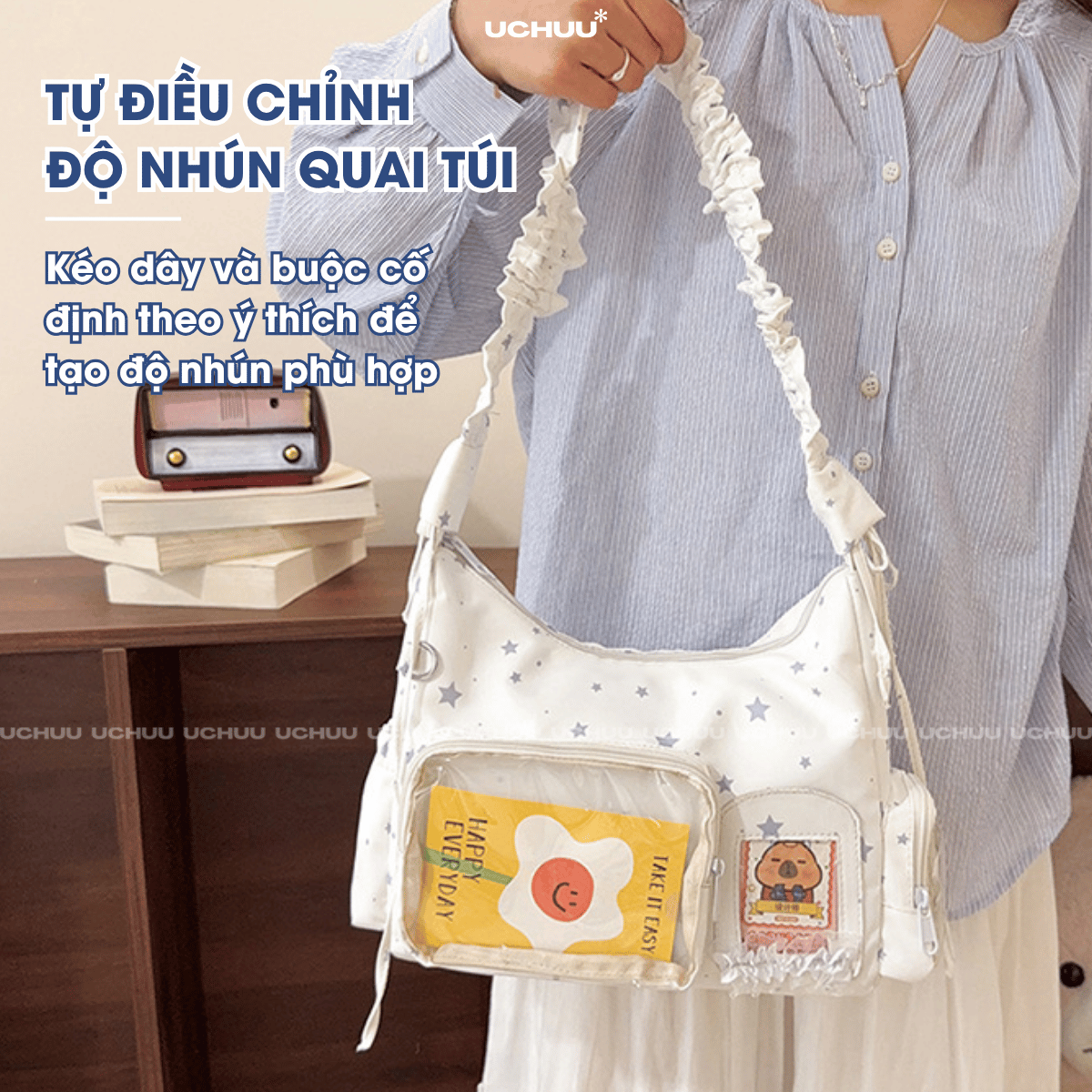 Túi Vải Quai Nhún