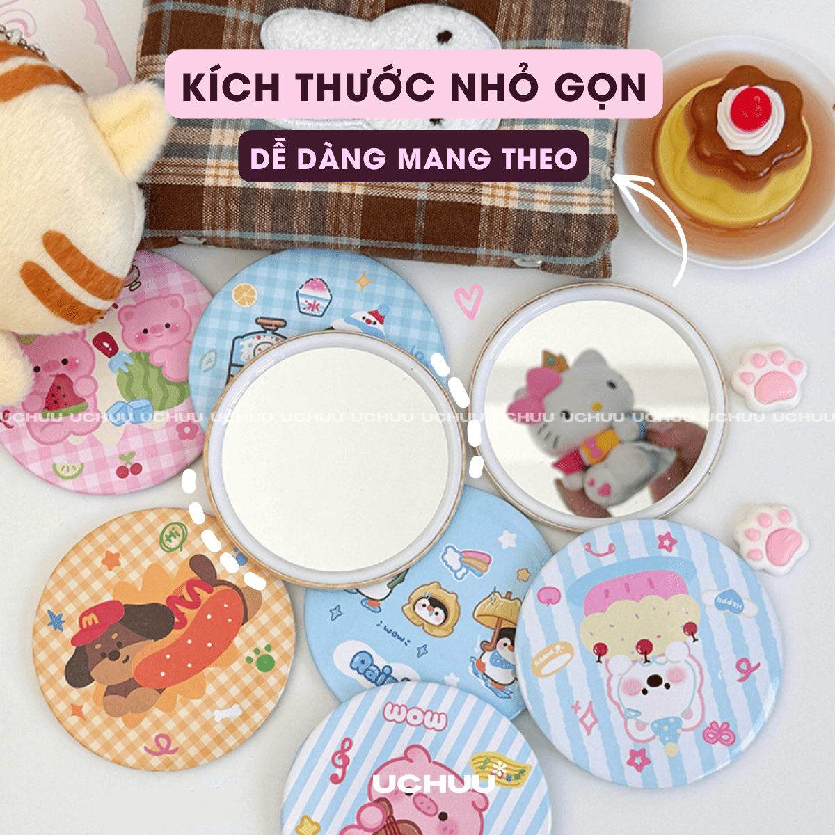 Gương Tròn Mini