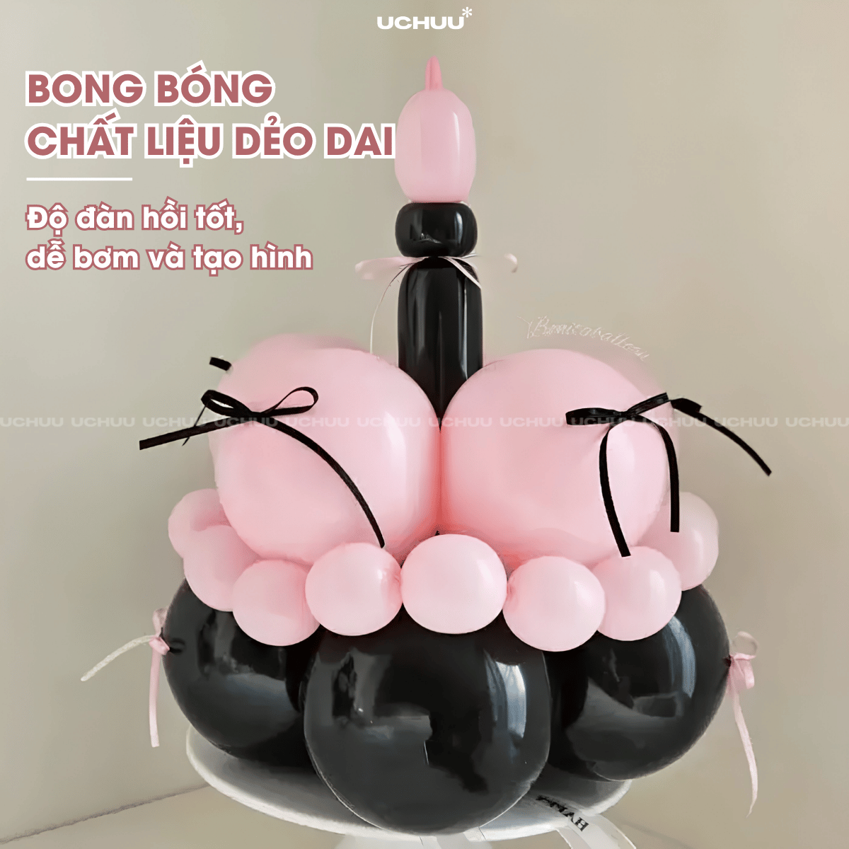 Bánh Kem Bong Bóng DIY