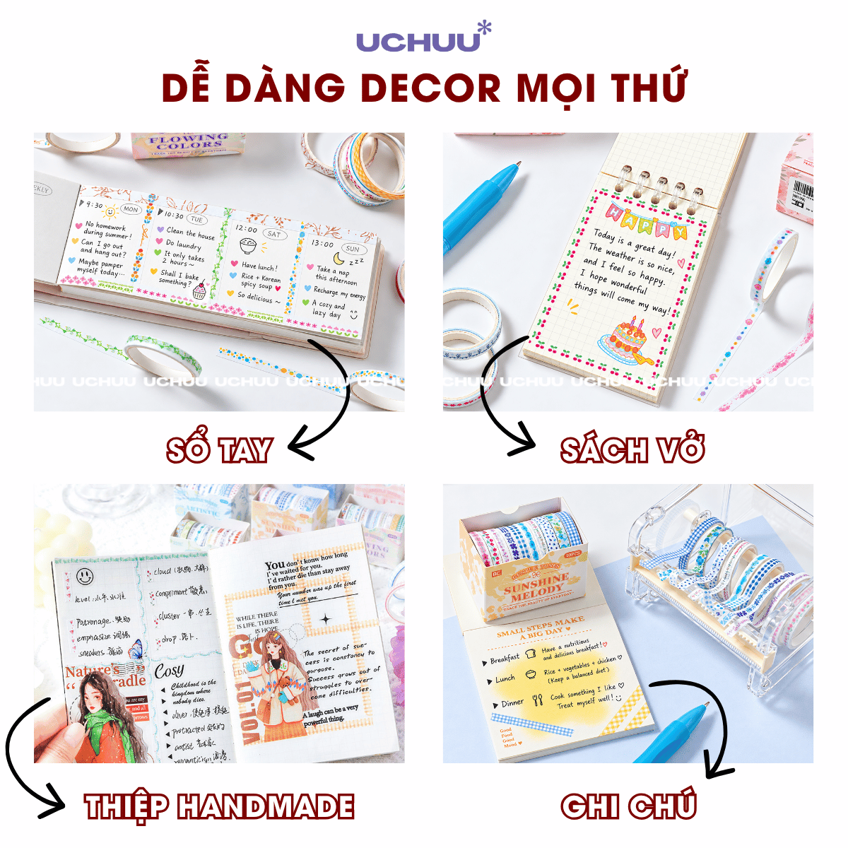 Cuộn Washi Tape