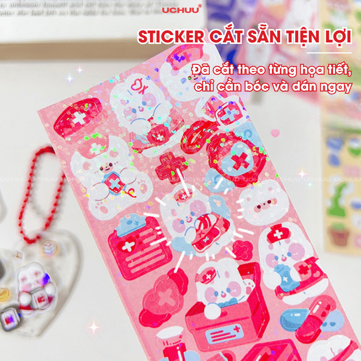 Set Keyring Sticker