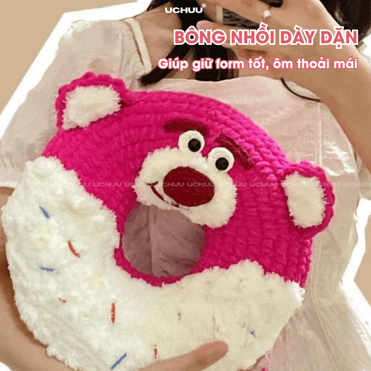 Gối Ôm Len Tròn