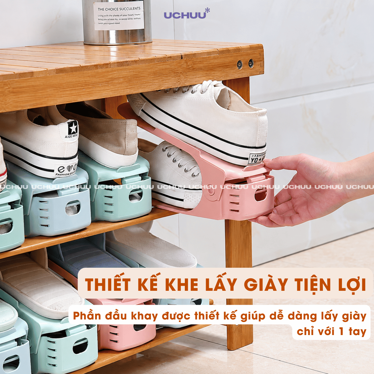 Giá Giày Dép 2 Tầng