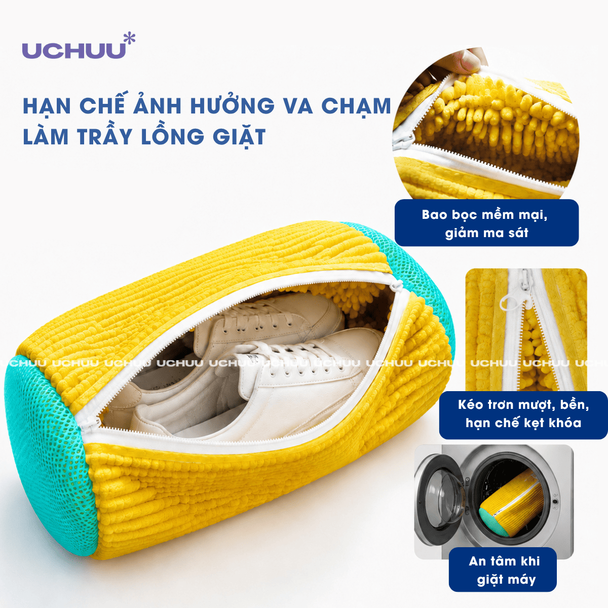 Túi Giặt Giày Lông Nhung
