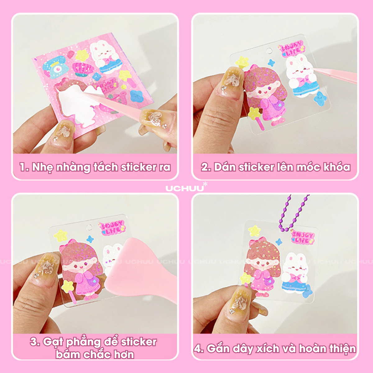 Set Keyring Sticker
