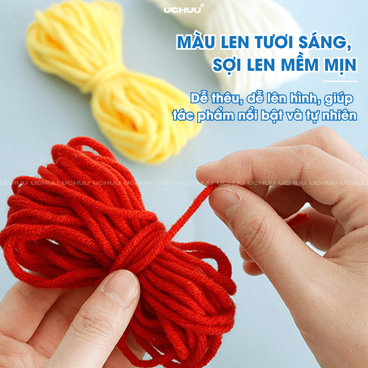 Tranh Thêu Len Nổi