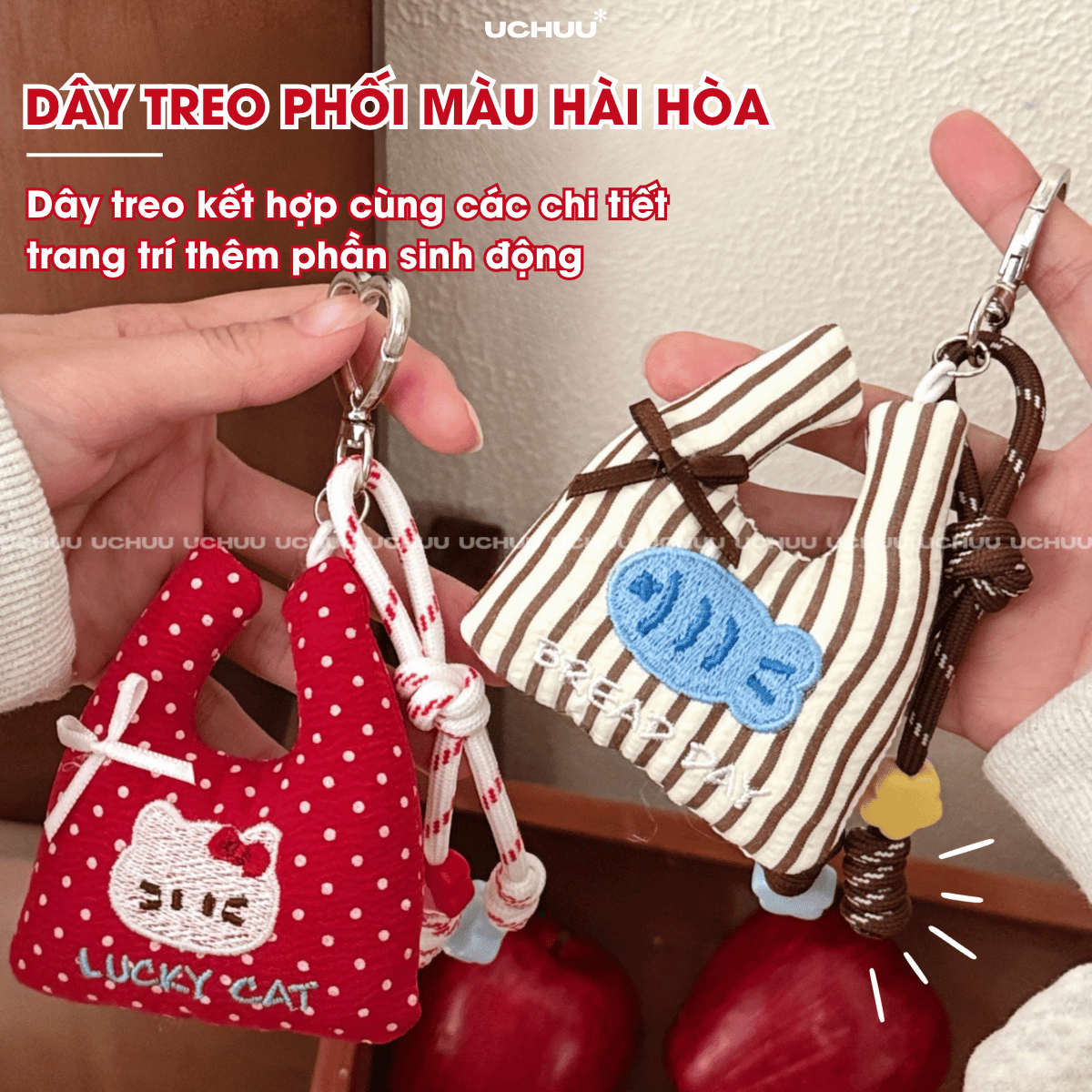 Móc Khóa Túi Vải