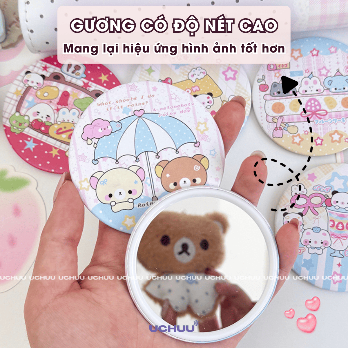 Gương Tròn Mini