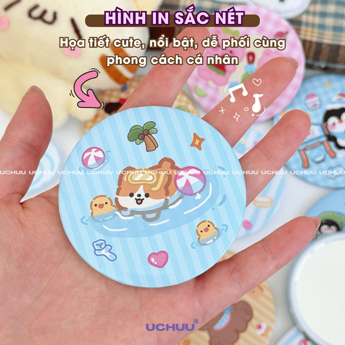 Gương Tròn Mini