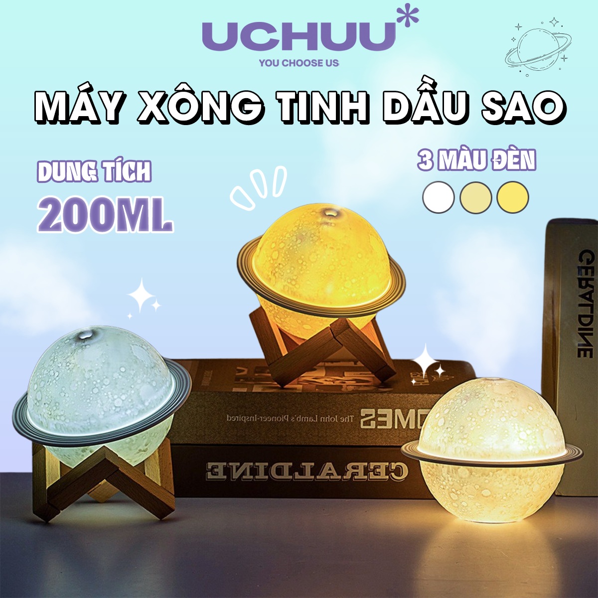 Máy Xông Tinh Dầu Sao
