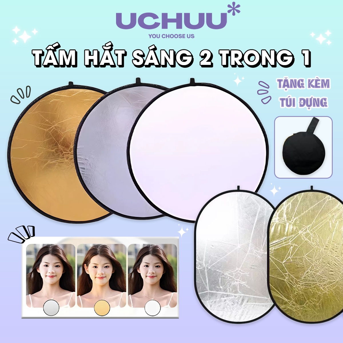 Tấm Hắt Sáng 2in1