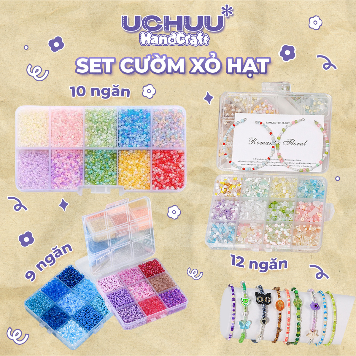 Set Cườm Xỏ Hạt