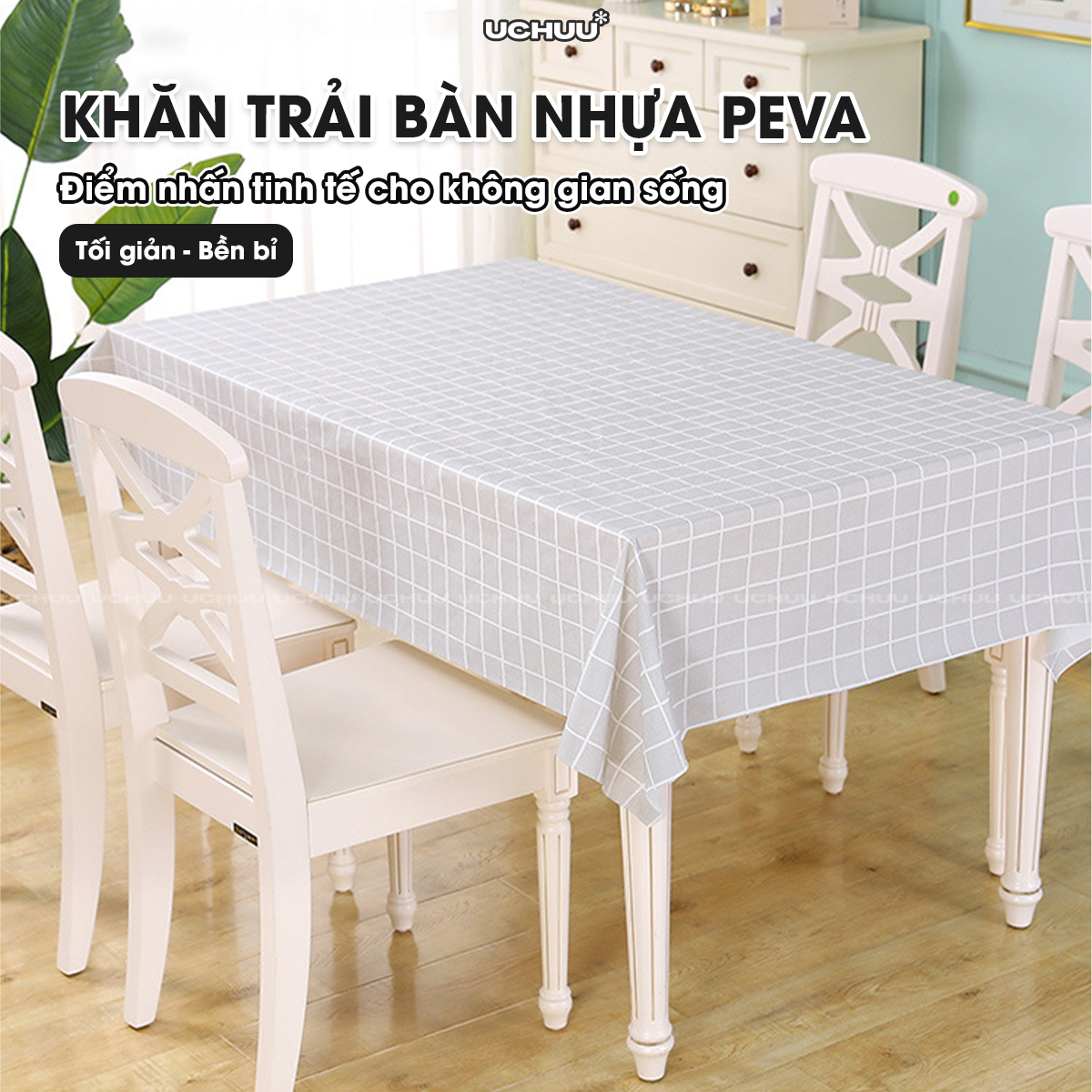 Khăn Trải Bàn Nhựa PEVA