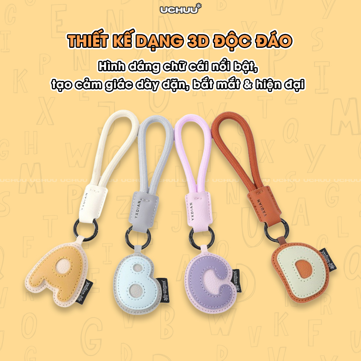 Móc Khoá Chữ Cái