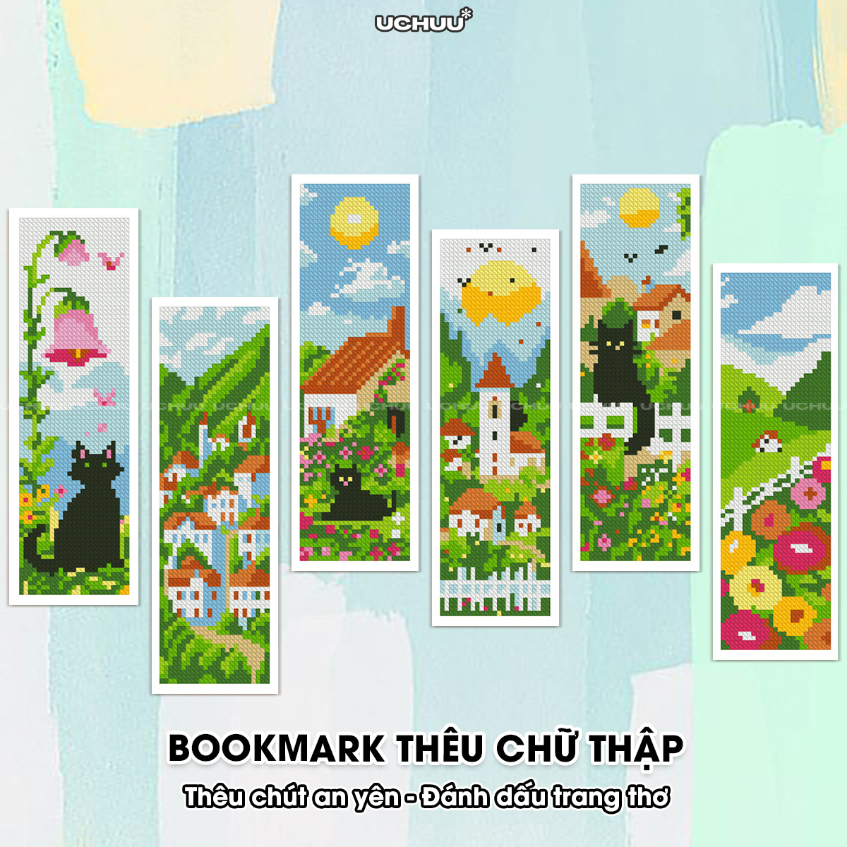 Bookmark Thêu Chữ Thập