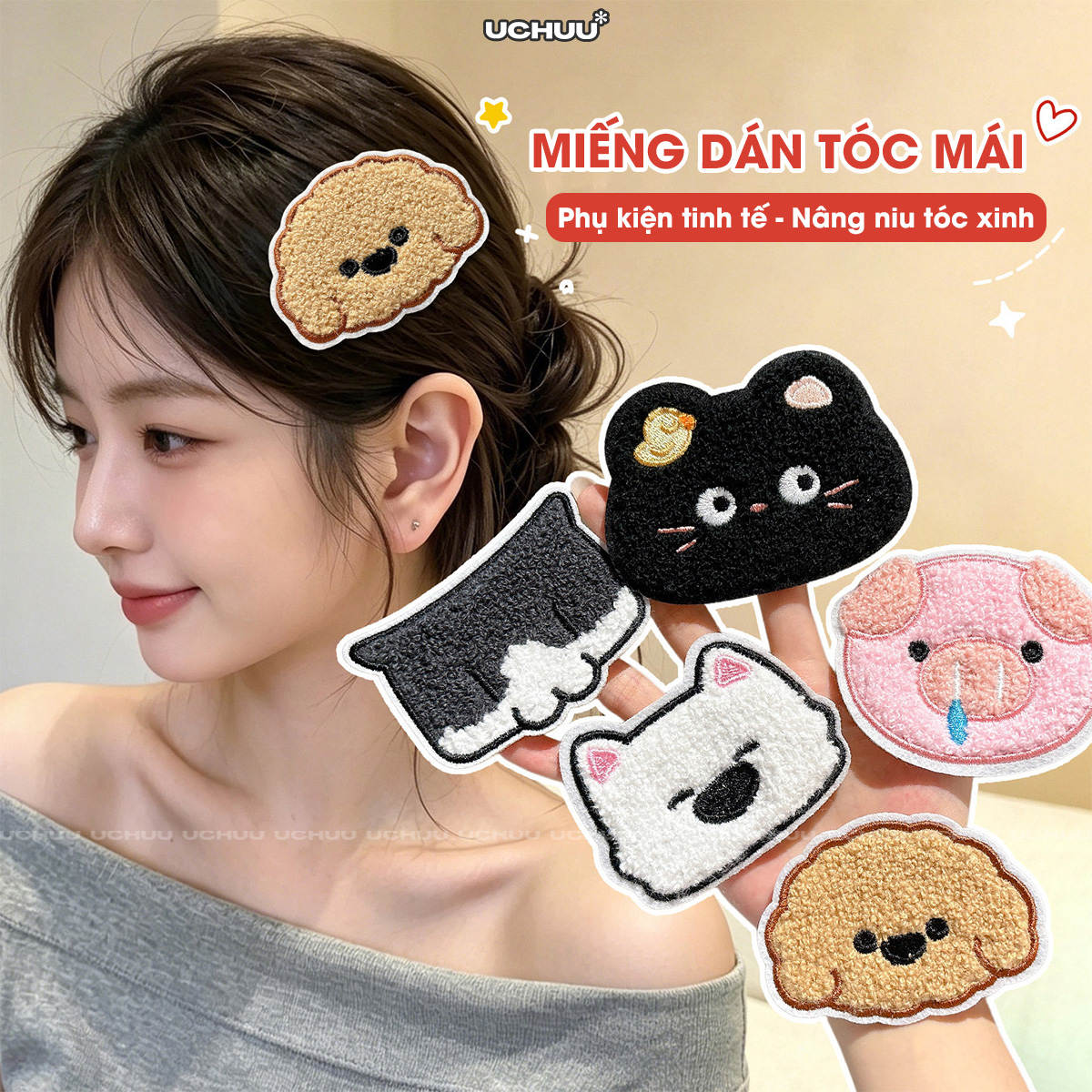 Miếng Dán Tóc Mái