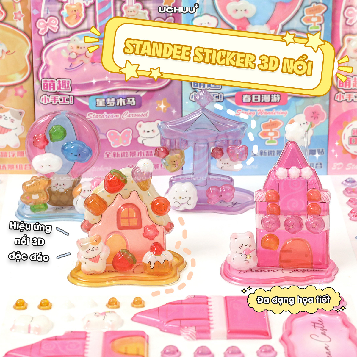 Standee Sticker 3D NổI