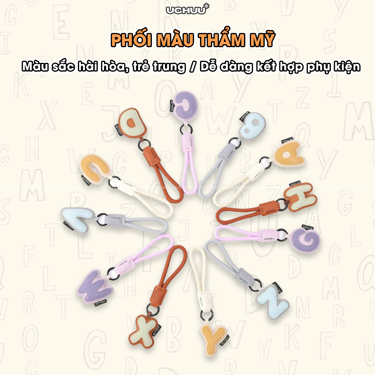 Móc Khoá Chữ Cái
