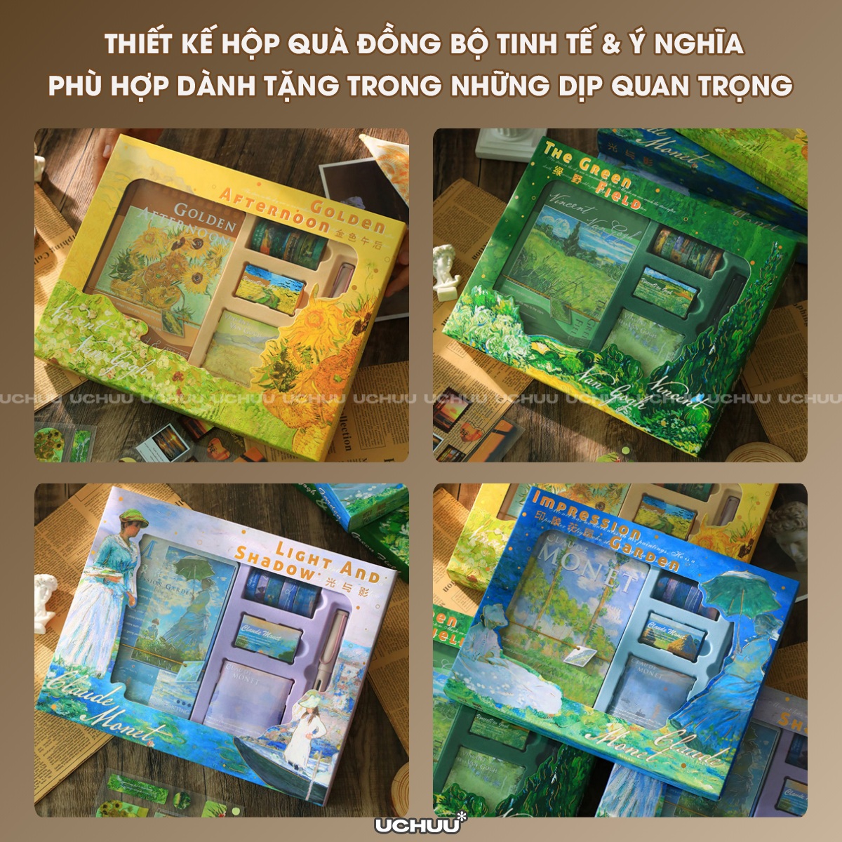 Set Sổ Van Gogh Và Monet