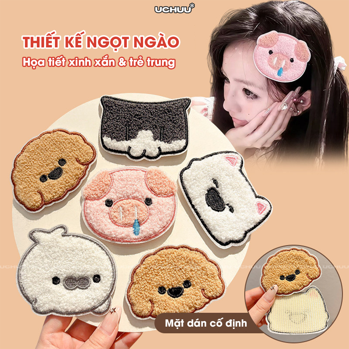 Miếng Dán Tóc Mái