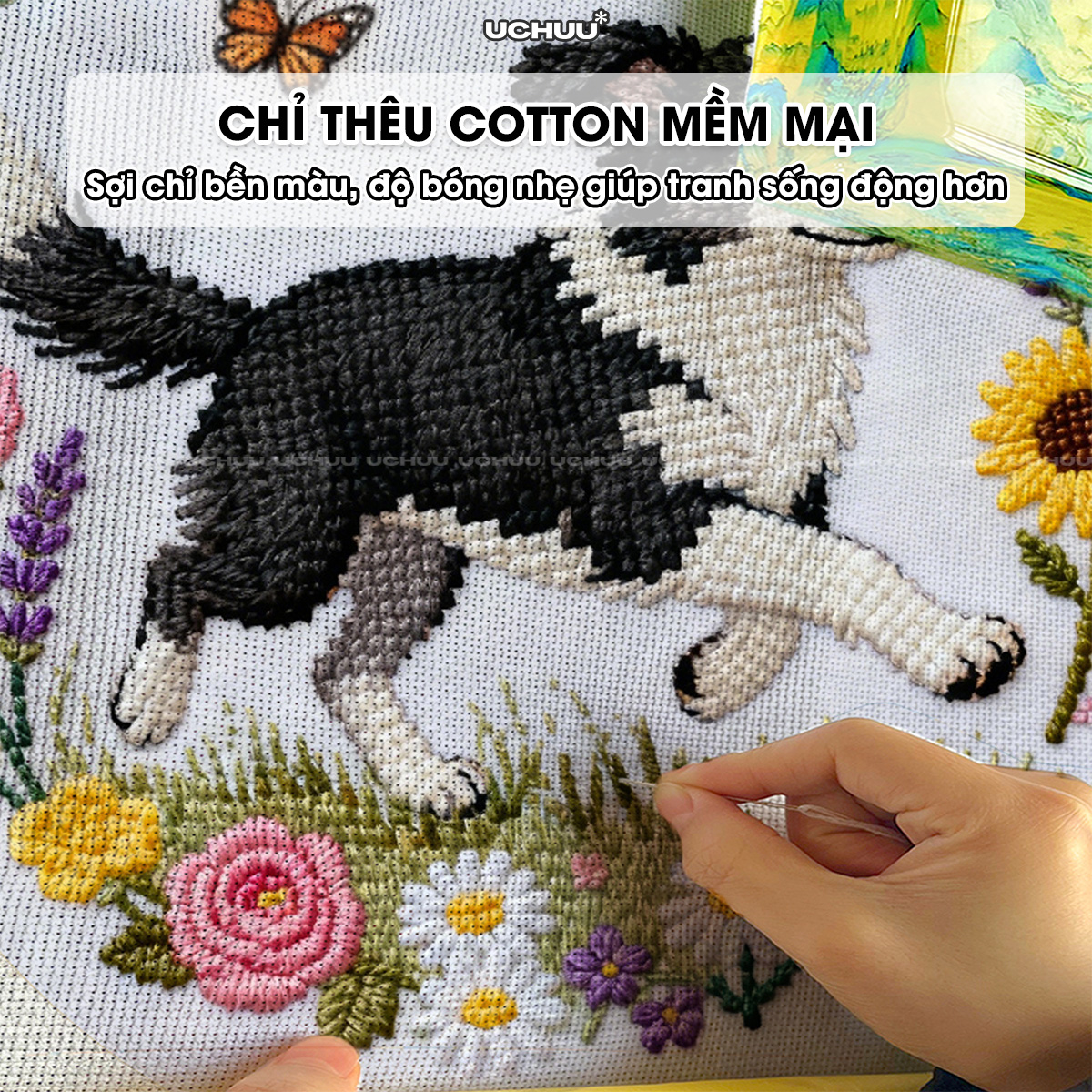 Khung Tranh Thêu Chữ Thập