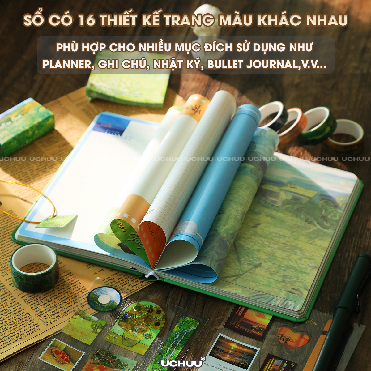 Set Sổ Van Gogh Và Monet