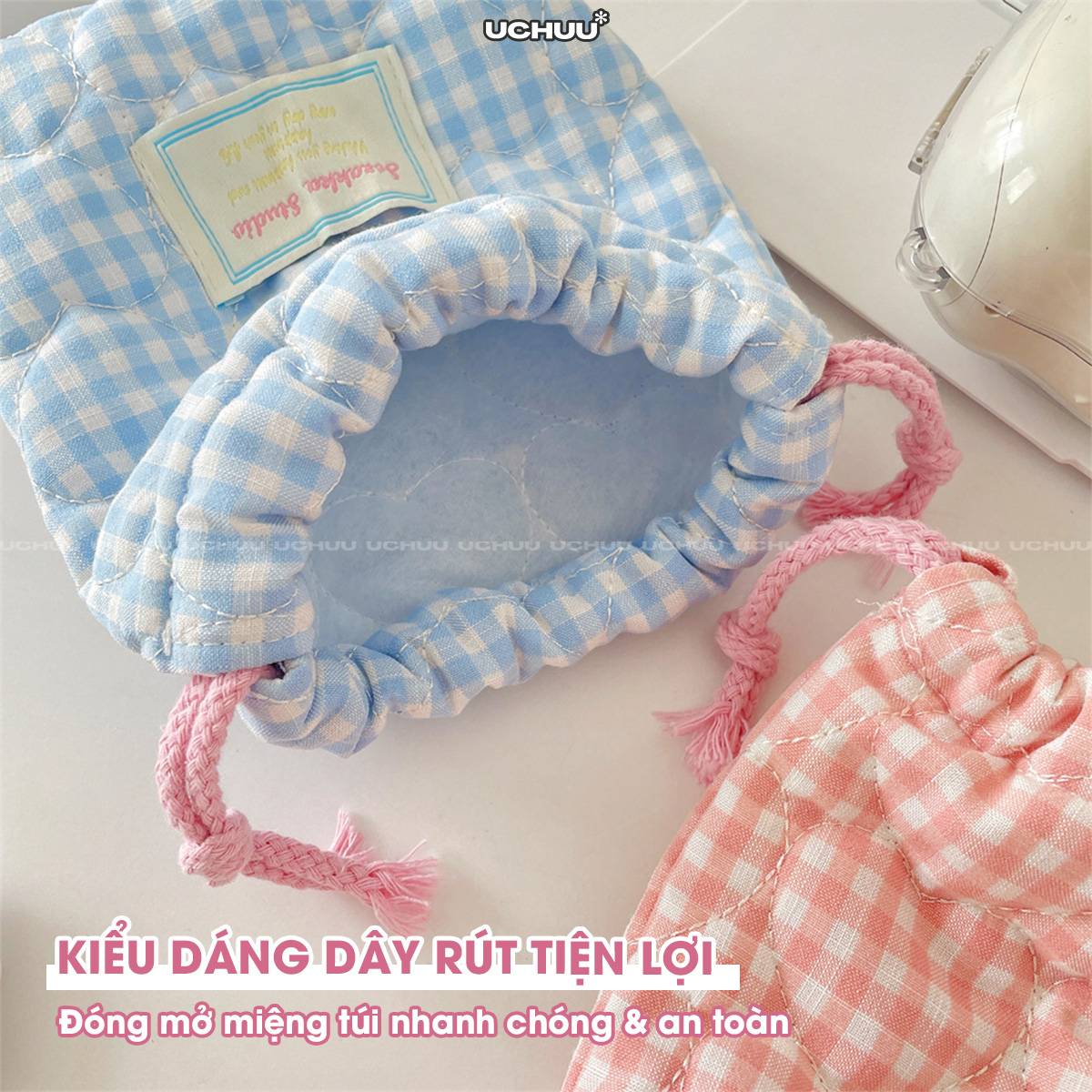 Túi Dây Rút Chần Bông