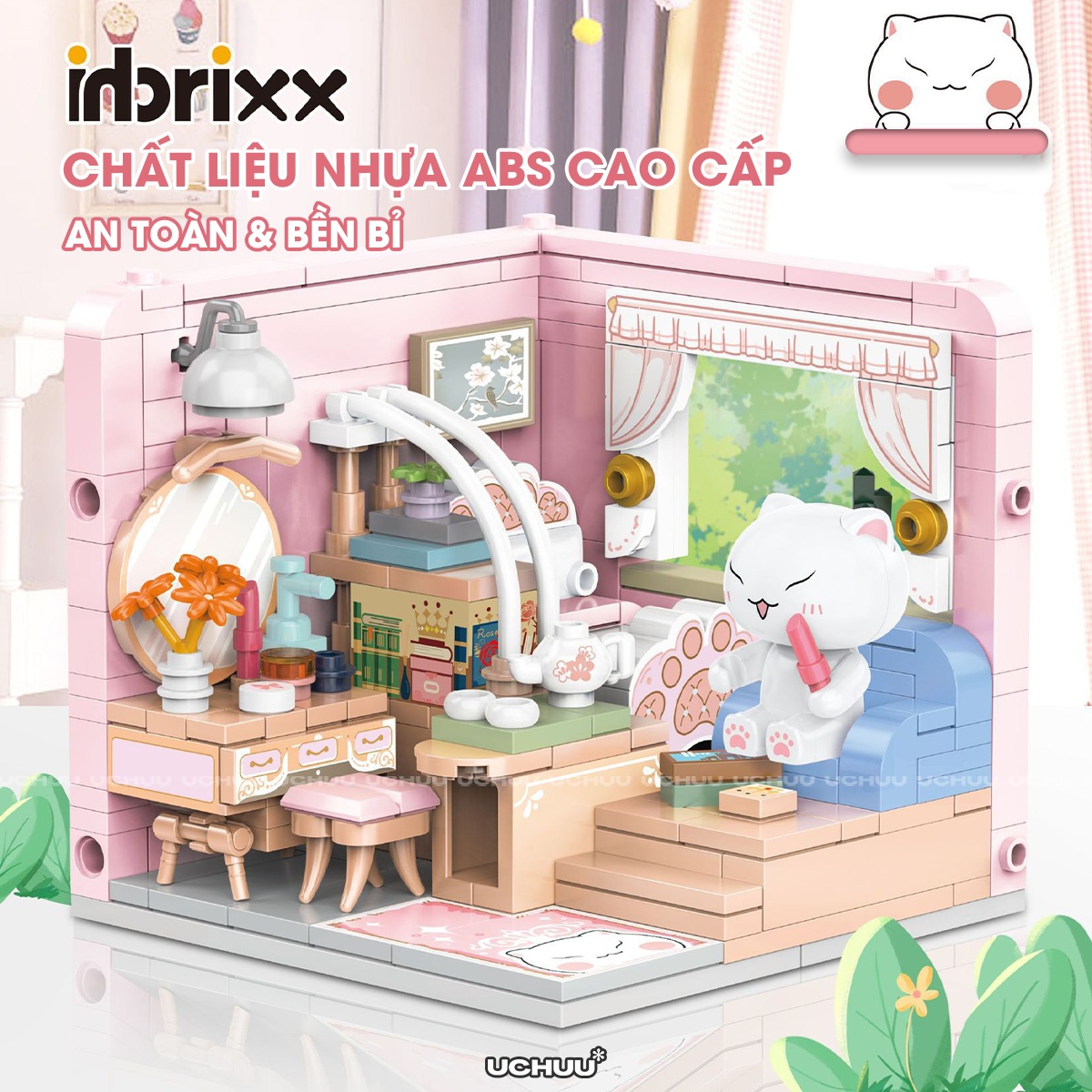 Bộ Lắp Ráp Mô Hình Nhà Mèo