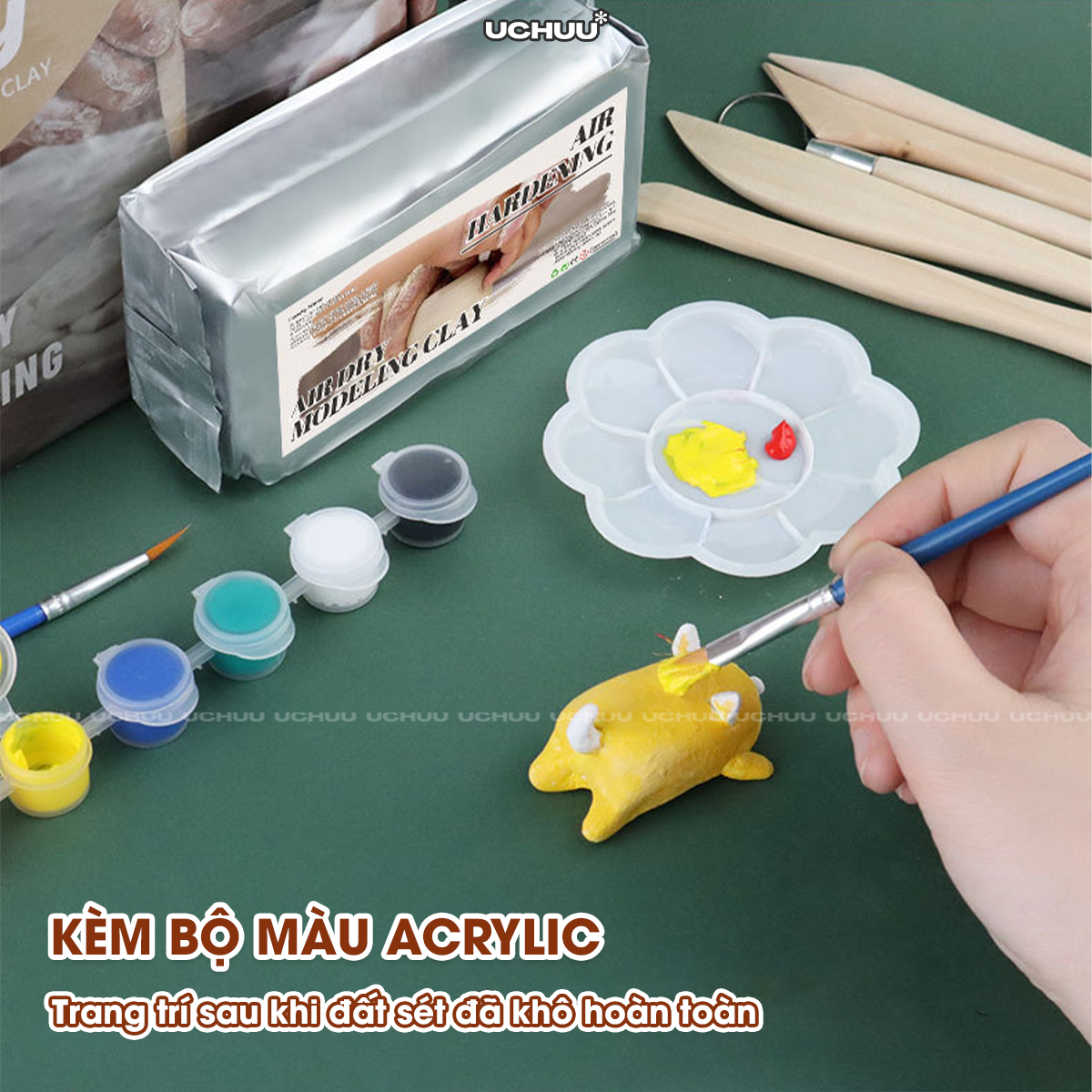 Set Đất Sét Tự Khô