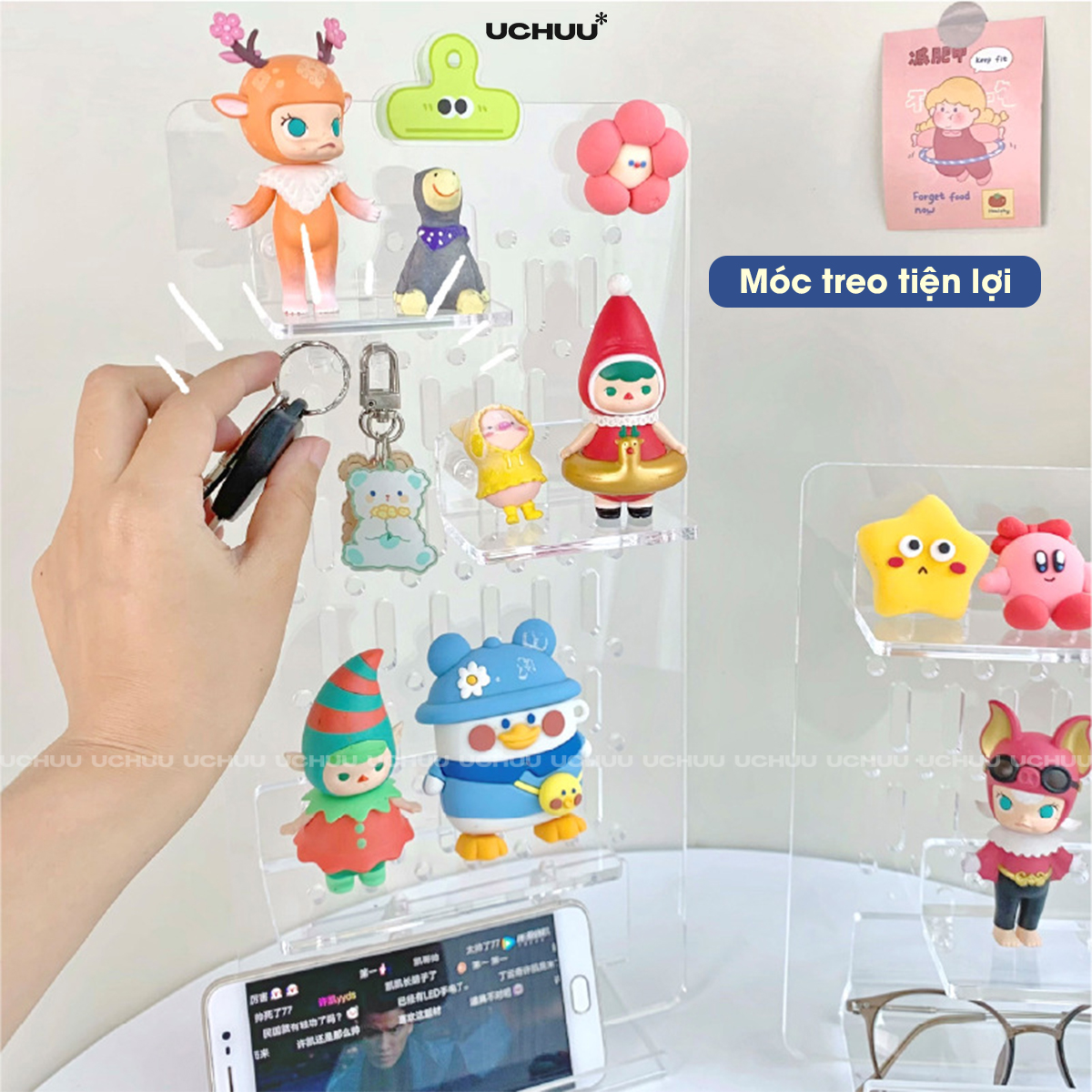 Bảng Lỗ Pegboard Trong Suốt