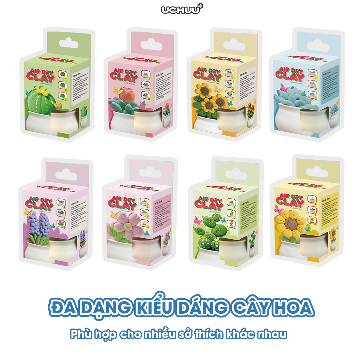 Kit Đất Sét Chậu Hoa