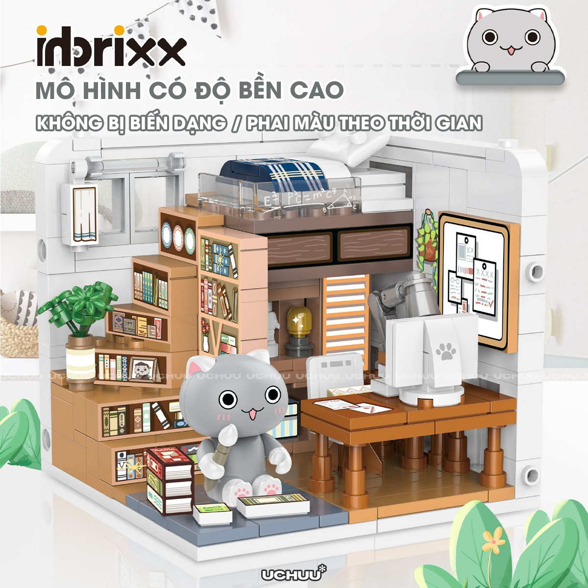 Bộ Lắp Ráp Mô Hình Nhà Mèo