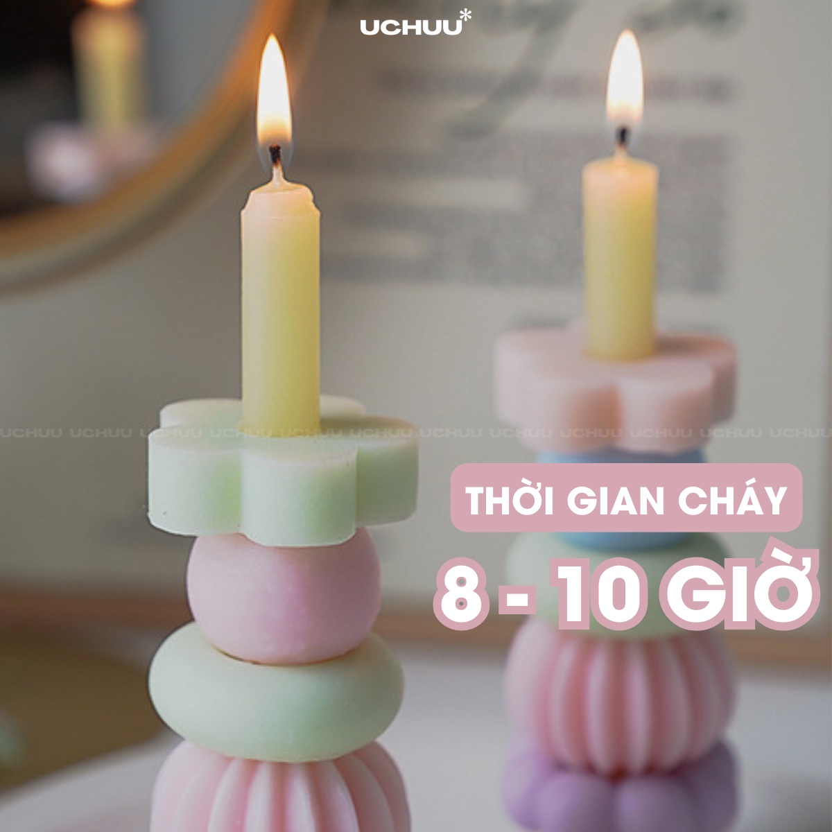 Nến Thơm Xếp Hình Tháp