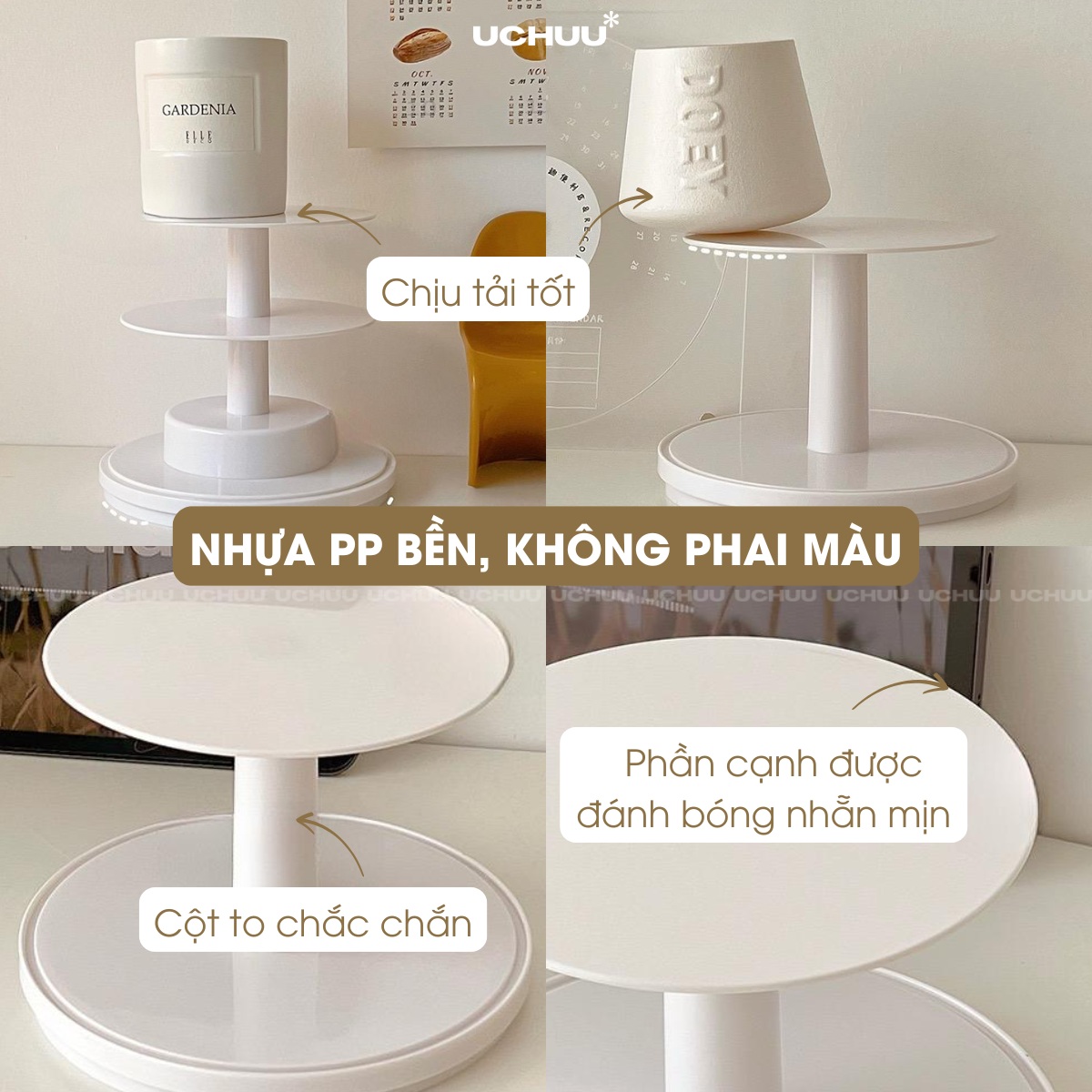 Hộp Trưng Bày Trụ Xoay