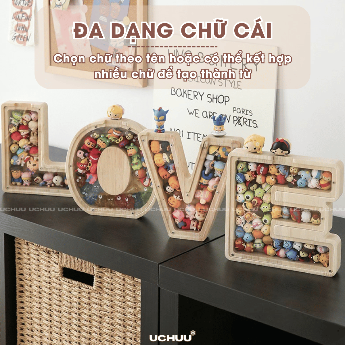 Hộp Chữ Cái Trưng Bày