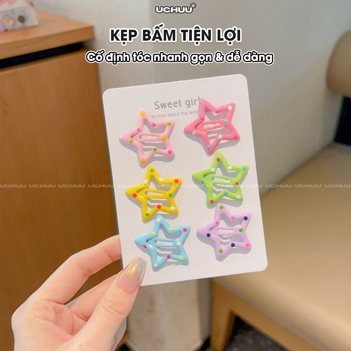 Set Kẹp Tóc Sao