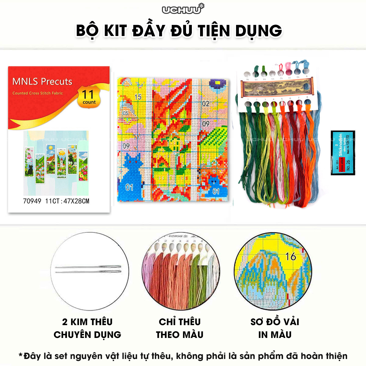 Bookmark Thêu Chữ Thập