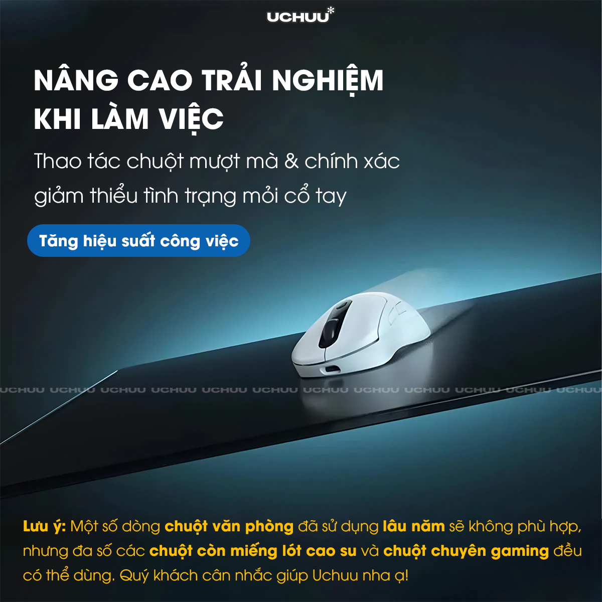 Lót Chuột Kính Cường Lực