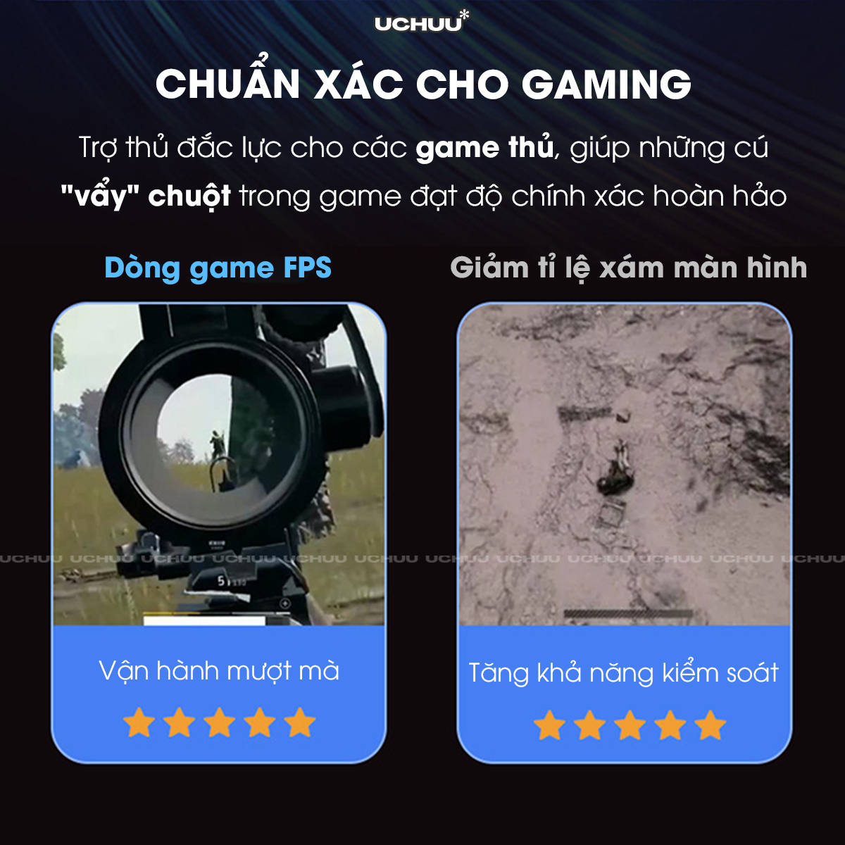 Lót Chuột Kính Cường Lực