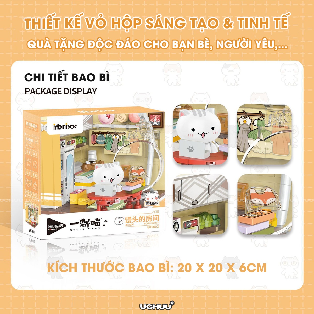 Bộ Lắp Ráp Mô Hình Nhà Mèo