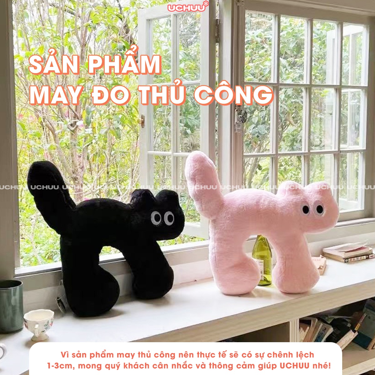 Gối Ôm Mèo Chữ U