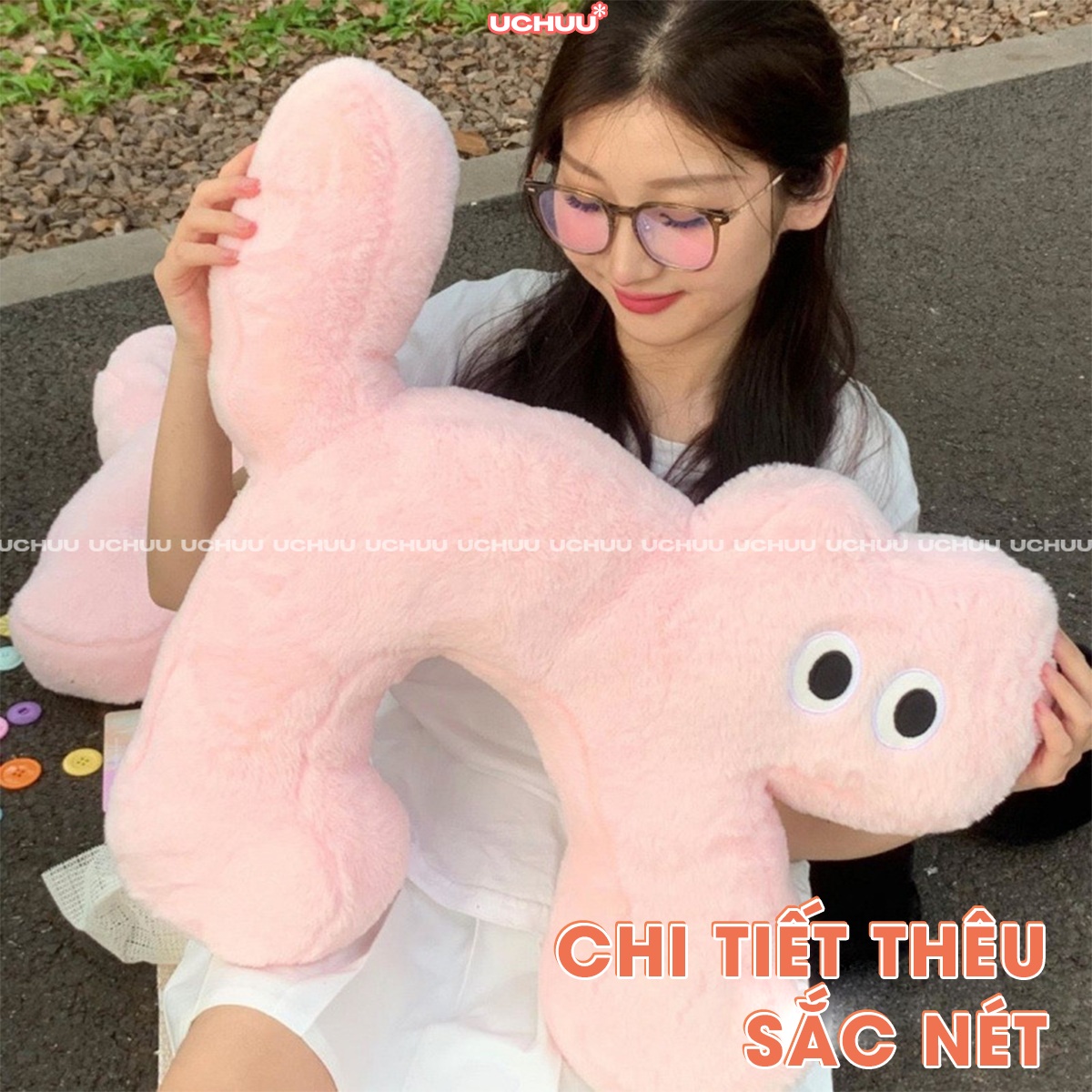 Gối Ôm Mèo Chữ U
