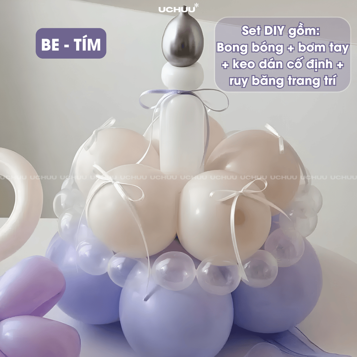 Bánh Kem Bong Bóng DIY