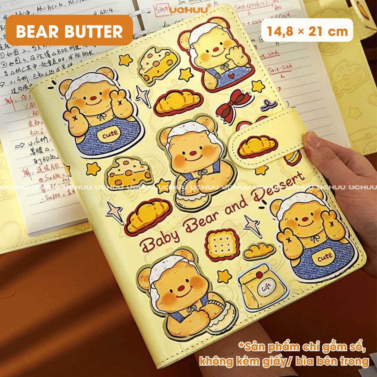 Sổ Còng Bìa Da PU