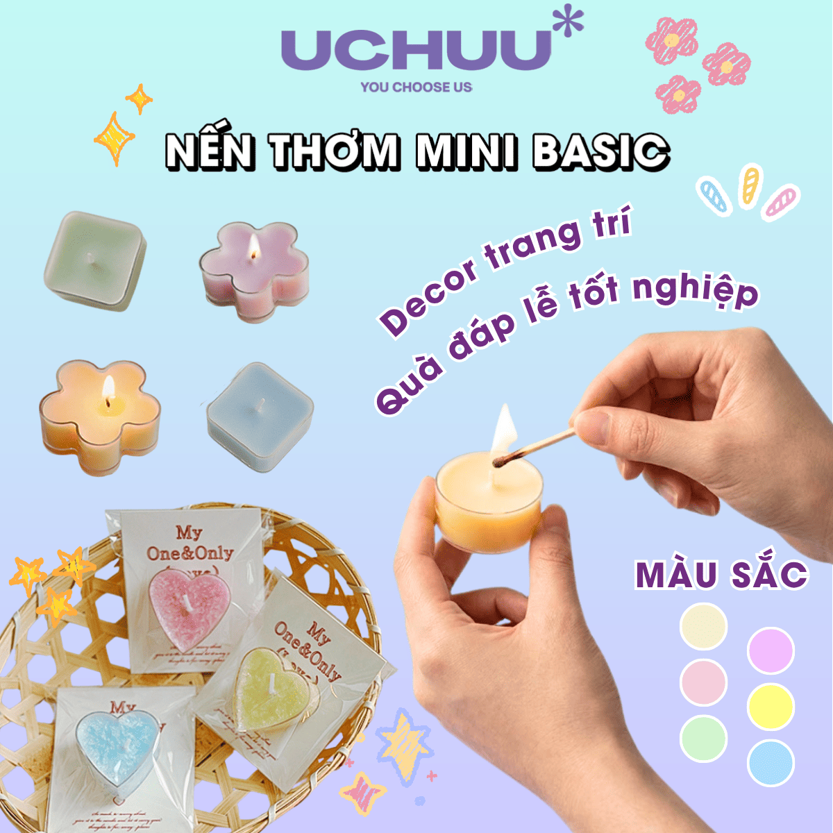 Nến Thơm Mini Basic